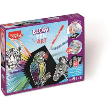   Fújós filctoll készlet, MAPED CREATIV "Blow pen Basic" 1 készlet