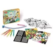 Fújós filctoll készlet, csíkozás, MAPED CREATIV "Blow pen Art" 1 készlet