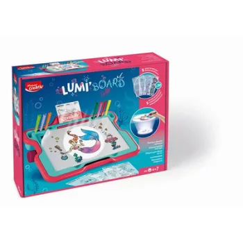   Kreatív rajzkészlet, hableány, MAPED CREATIV "Lumi Board"