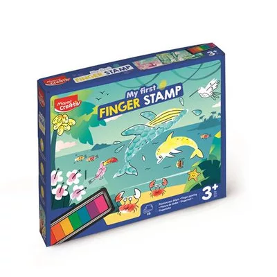 Ujjlenyomat nyomda, MAPED CREATIV "Early Age My First Finger Stamp" 1 készlet