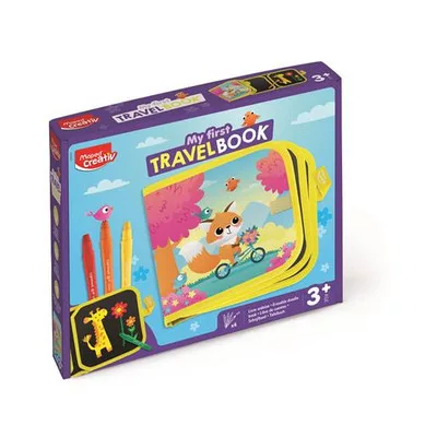 Utazós rajzkönyv, MAPED CREATIV "Early Age My First Travel Book" 1 készlet