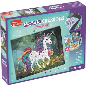   Mozaikos képkészítő, tündérvilág, MAPED CREATIV "Mosaic Creations" 1 készlet