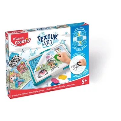 Rajztábla, kastélyok, MAPED CREATIV „Textur' Art” 1 készlet