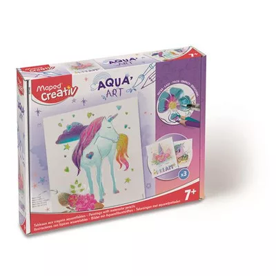 Akvarell festőkészlet, unikornis, MAPED CREATIV "Aqua Art" 1 készlet