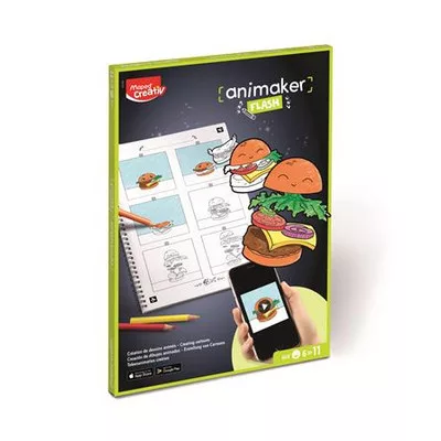 Animációkészítő készlet applikációval, Pop, MAPED CREATIV "Animaker Flash" 1 db