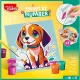 Számfestő készlet, kutya és róka, MAPED CREATIV "Paint by number" 1 készlet