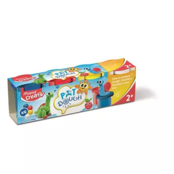   Gyurma készlet, 4x114 g, MAPED CREATIV "Pat Dough Classic", vegyes színek (szín nem választható) 4 db