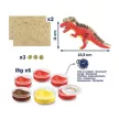 Dínó készítő modellező gyurmakészlet, T-Rex, MAPED CREATIV "Dinos factory" 1 készlet