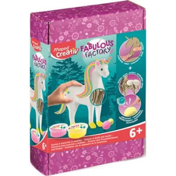   Unikornis készítő modellező gyurma készlet, MAPED CREATIV "Fabulous factory" 1 készlet