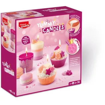   Gyertyakészítő készlet, sütemények, MAPED CREATIV "Yummy Candles"