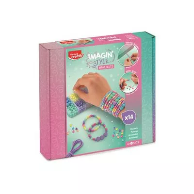 Karkötő készítő, buborék gyöngyök, MAPED CREATIV "Imagin' Style Bubble" 1 készlet