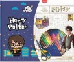 Színezőkészlet, kiegészítőkkel, MAPED "Harry Potter Kids", 35 darabos