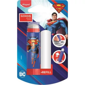 Radírstift, pótbéllel, MAPED "Superman"