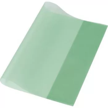   Füzet- és könyvborító, A5, PP, 80 mikron, narancsos felület, PANTA PLAST, zöld 10 db