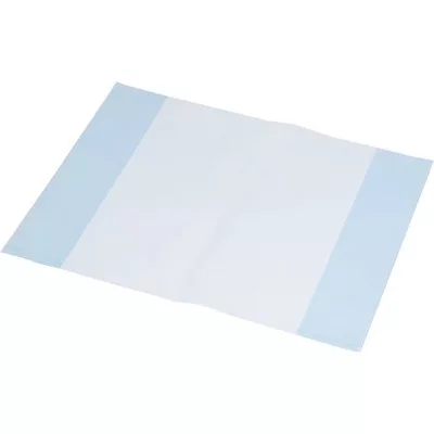 Füzet- és könyvborító, A4, PP, 80 mikron, narancsos felület, PANTA PLAST, kék 10 db