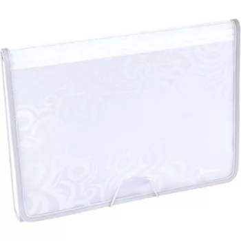   Harmonikamappa, A4, 6 részes, PP, gumis, PANTA PLAST "Tai Chi", fehér