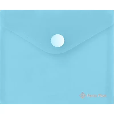 Irattartó tasak, A6, PP, patentos, 160 mikron, PANTA PLAST, pasztellkék