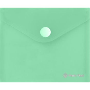   Irattartó tasak, A6, PP, patentos, 160 mikron, PANTA PLAST, pasztellzöld