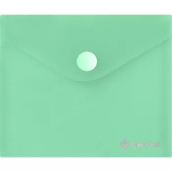   Irattartó tasak, A6, PP, patentos, 160 mikron, PANTA PLAST, pasztellzöld