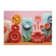 Irattartó tasak, A4 PP, patentos, 180 mikron, PANTA PLAST "Modern Flowers"