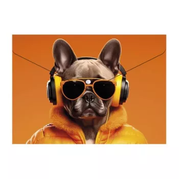   Irattartó tasak, A5 PP, patentos, 180 mikron, PANTA PLAST "Cool dog"