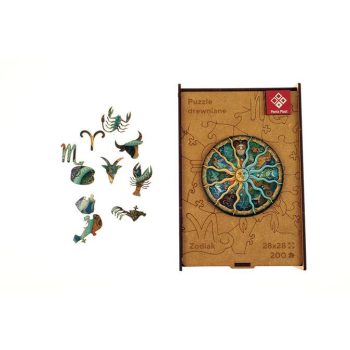 Puzzle, fa, A3, 180 darabos, PANTA PLAST "Zodiac"