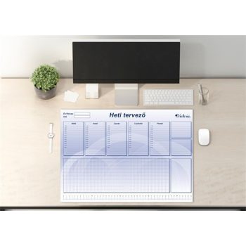   Könyökalátét, 470x330 mm, heti tervezővel, VICTORIA OFFICE