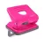 Lyukasztó, kétlyukú, 25 lap, fém, RAPESCO "825", pink 1 db