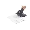 Lyukasztó, nagyteljesítményű, kétlyukú, 63 lap, antibakteriális, RAPESCO "865-P2", fekete 1 db