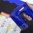 Tűzőpisztoly, vezeték nélküli, elektromos, USB, RAPESCO Germ-Savvy "T12-USB", kék 1 db