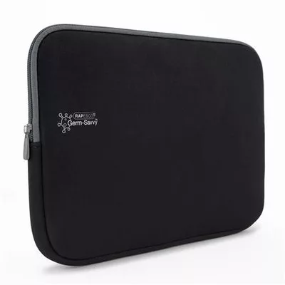 Notebook tok, 14", antibakteriális, RAPESCO, fekete 1 db