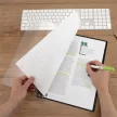 Gyorsfűző, klipes, PP, A4, RAPESCO "Eco GRS Recycled", fekete 1 db