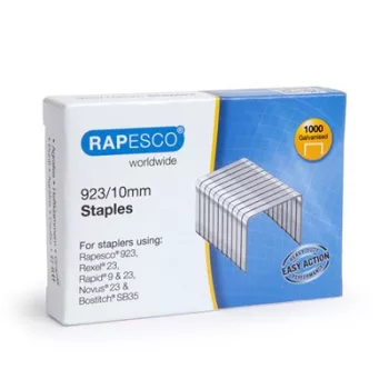 Tűzőkapocs, 23/10, horganyzott, RAPESCO 1000 db