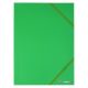 Gumis mappa, 15 mm, PP, A4, VICTORIA OFFICE, zöld