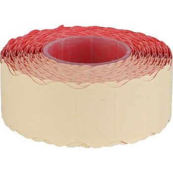 Árazószalag, 22x12 mm, piros