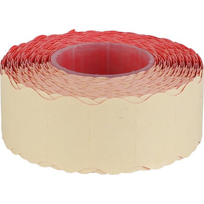 Árazószalag, 22x12 mm, piros