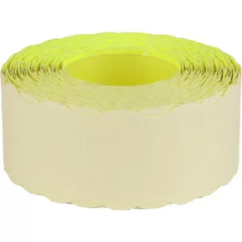 Árazószalag, 25x16 FLUO citrom 10 tek