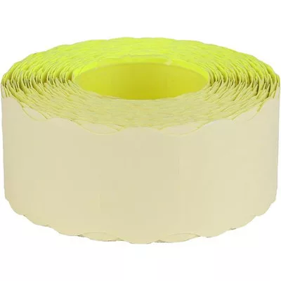 Árazószalag, 25x16 FLUO citrom 10 tek