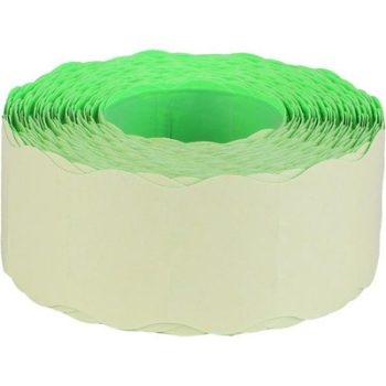 Árazószalag, 25x16 FLUO zöld