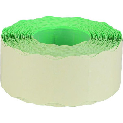 Árazószalag, 25x16 FLUO zöld