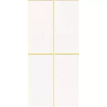 Etikett, 40x80 mm, 60 etikett/csomag 15 lap
