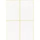 Etikett, 45x70 mm, 60 etikett/csomag 15 lap