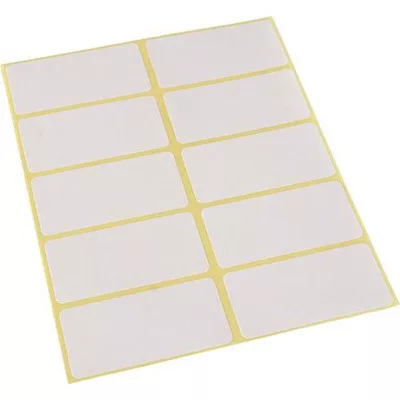 Etikett, 25x50 mm, 60 etikett/csomag 6 lap