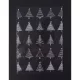 Celofán tasak, BOPP, 180x450 mm, karácsonyi mintás (10 db/csomag)