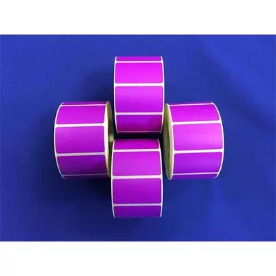 Etikett, thermo, 25x45 mm, 1000 etikett/tekercs, lila 1 tek