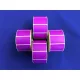 Etikett, thermo, 25x45 mm, 1000 etikett/tekercs, lila 1 tek