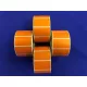 Etikett, thermo, 25x45 mm, 1000 etikett/tekercs, narancs 1 tek