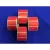 Etikett, thermo, 25x45 mm, 1000 etikett/tekercs, piros 1 tek