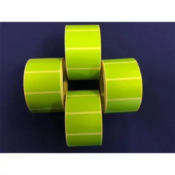 Etikett, thermo, 25x45 mm, 1000 etikett/tekercs, zöld 1 tek