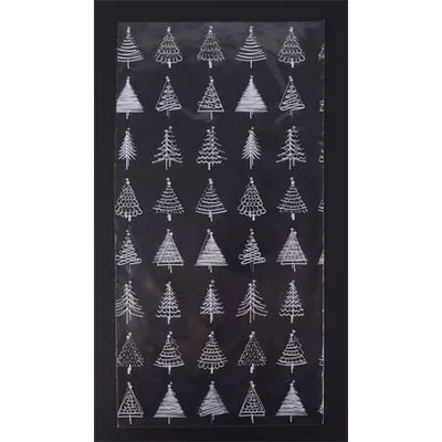 Celofán tasak, BOPP, 300x450 mm, karácsonyi mintás (10 db/csomag)